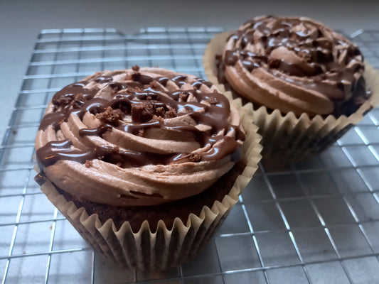 Jumbo Triple Chocolate Cupcake