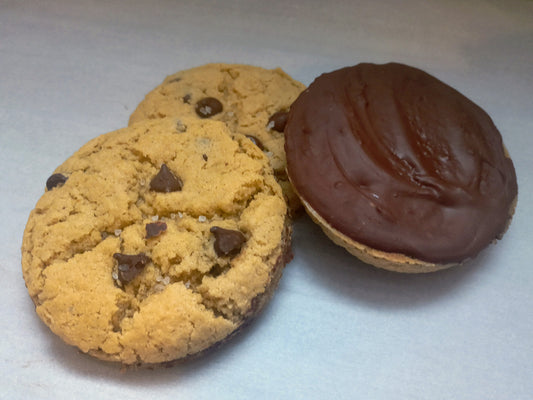 Chocolate-Dipped Chocolate Chip Cookies – Gluten-Free & Dairy-Free!
