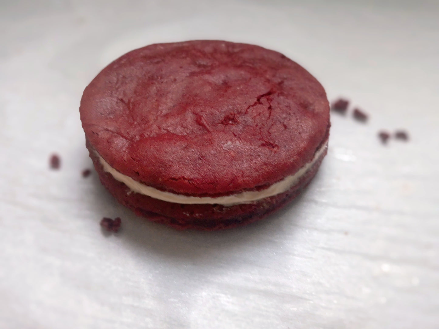 Red Velvet Cream-Filled Cookie – Gluten-Free, Dairy-Free, Vegan!