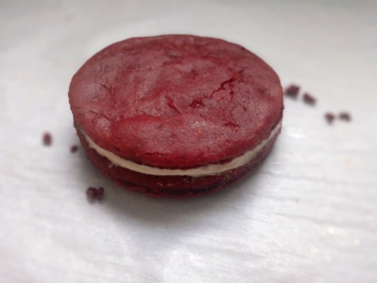 Red Velvet Cream-Filled Cookie – Gluten-Free, Dairy-Free, Vegan!
