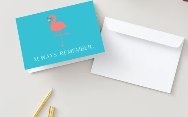 Always Remember You're Flamazing Greeting Card! 5" x  7" Encouragement Card for Family, Friends or Co-Workers!