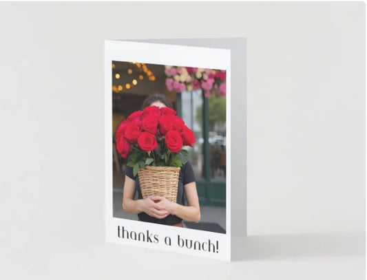 'Thanks a Bunch' Greeting Card