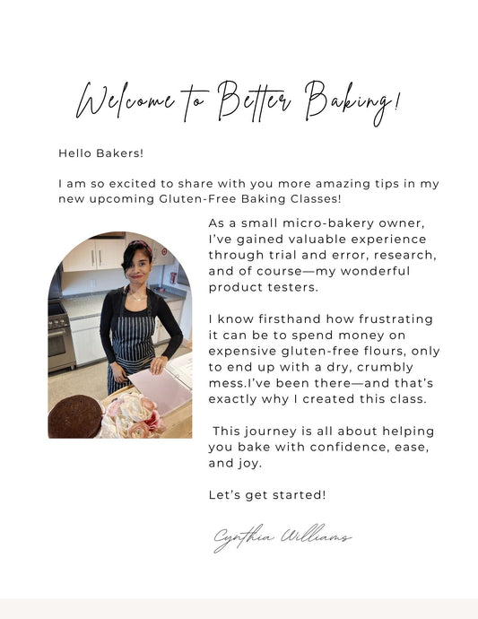 New Gluten-Free Baking Classes! (Madison,WI only)