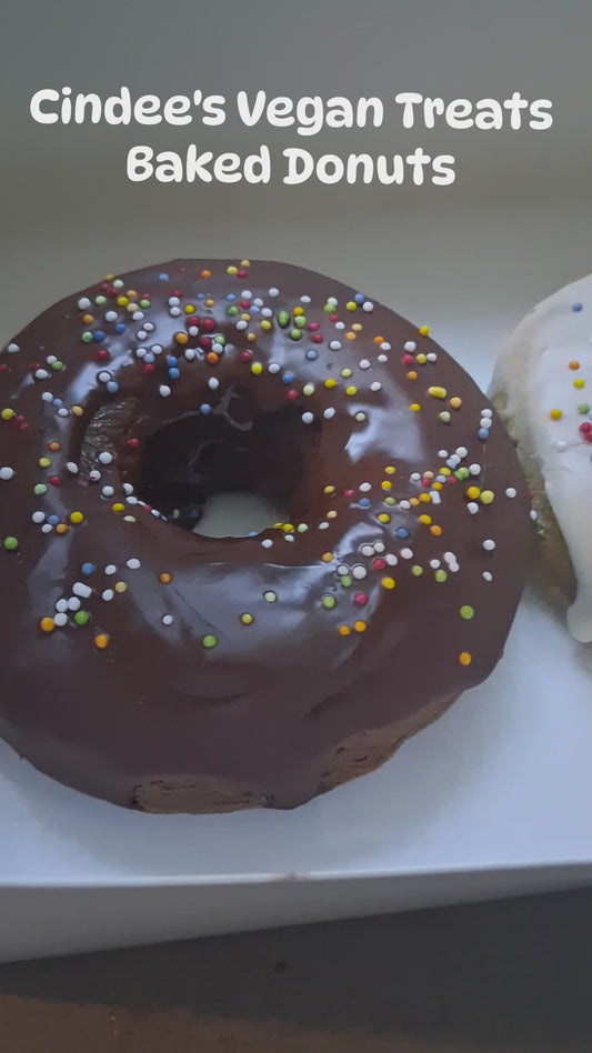 Chocolate & Vanilla Baked Donuts - 2 pack! Gluten-Free & Dairy Free!